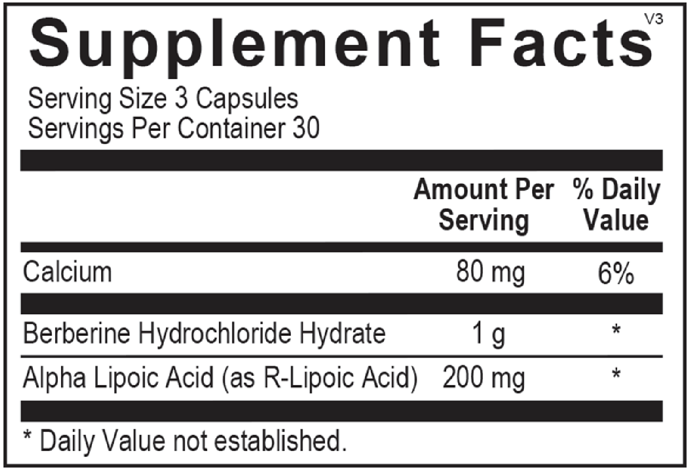 CM Core 90 count (BLOOD SUGAR Support)